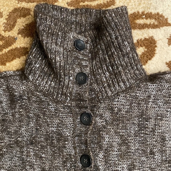 J. Crew Alpaca Wool Blend Turtleneck Sweater Women’s XS pullover brown Preppy - Picture 4 of 12